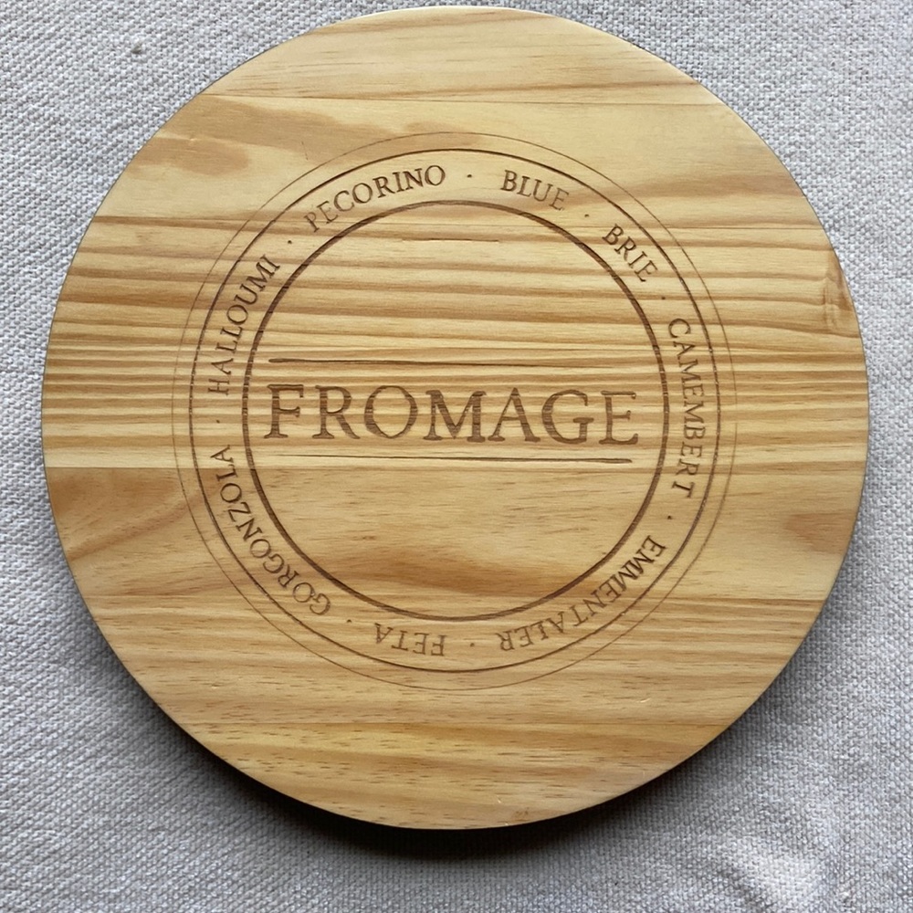 Handmade wooden serving board